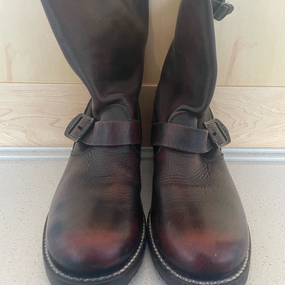 Frye Engineer 8R Brown Leather
